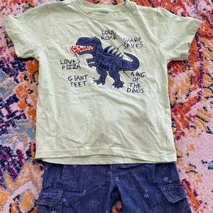 Boys T-Rex Tee and Short Set